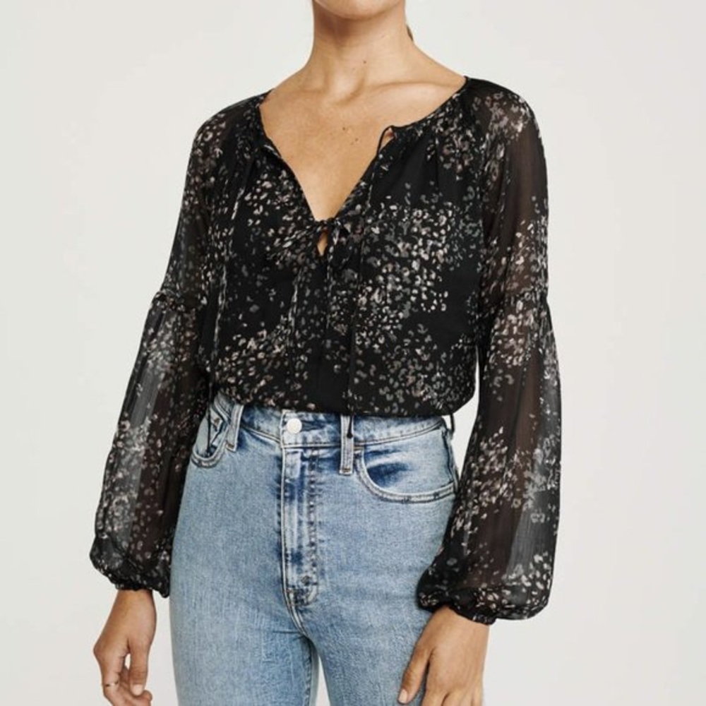 Abercrombie floral shirt